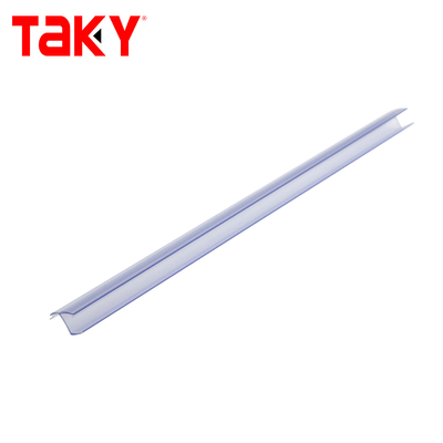 T tipo PVC porta doccia sigillo striscia 6-12mm trasparente impermeabile