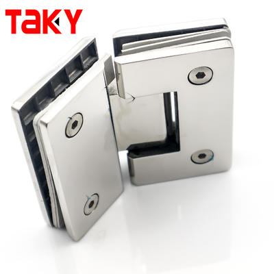 Porta doccia 135 gradi quadrato schermo di vetro Cerniera Cerniera auto-chiusura