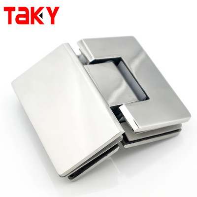 Porta doccia 135 gradi quadrato schermo di vetro Cerniera Cerniera auto-chiusura