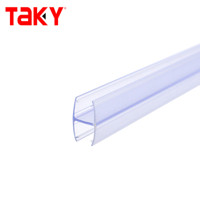 Doccia scorrevole Porta in vetro senza cornice PVC Stringhe di tenuta impermeabili