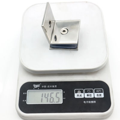 Clampo da vetro a parete per il bagno Clampo quadrato 90 gradi