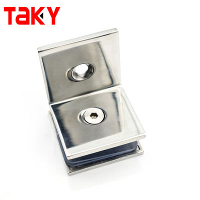 Clampo da vetro a parete per il bagno Clampo quadrato 90 gradi