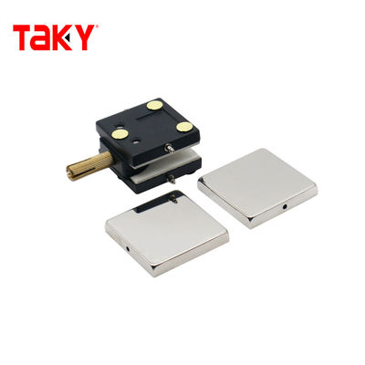 Morsetto per vetro a muro invisibile con vite nascosta per schermo doccia a 0 gradi