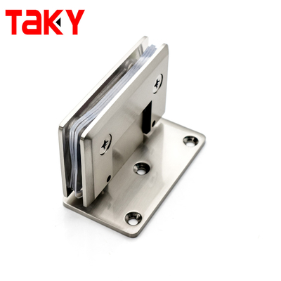 Montano a parete in acciaio inossidabile pesante inossidabile per la doccia quadrata carnicchette per porte in vetro