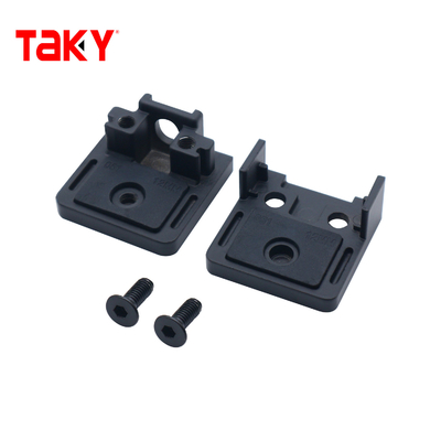 Morsetto in acciaio inox quadrato per vetro, prodotto dal fabbricante, 0 gradi