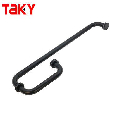 Maniglia per porta in vetro con maniglia per doccia per hotel in acciaio inossidabile di tipo G di installazione facile