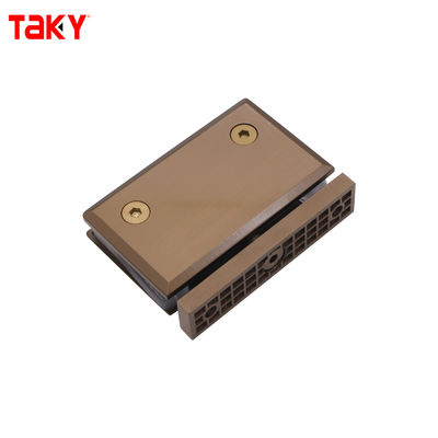 Acciaio inossidabile da 90 gradi vetro a parete con cerniera morsetto in vetro