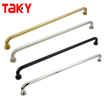 Maniglia per porta in vetro per doccia in acciaio inossidabile su un lato in oro di nuovo stile