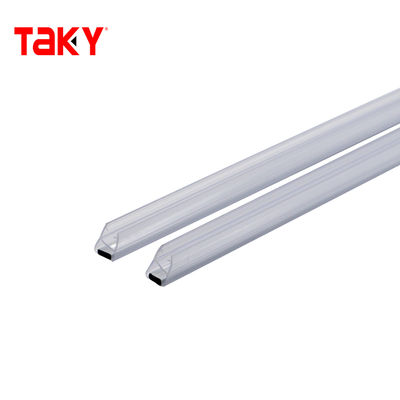 Striscia di tenuta impermeabile inferiore protettiva per porta in vetro, telaio in PVC, guarnizione protettiva