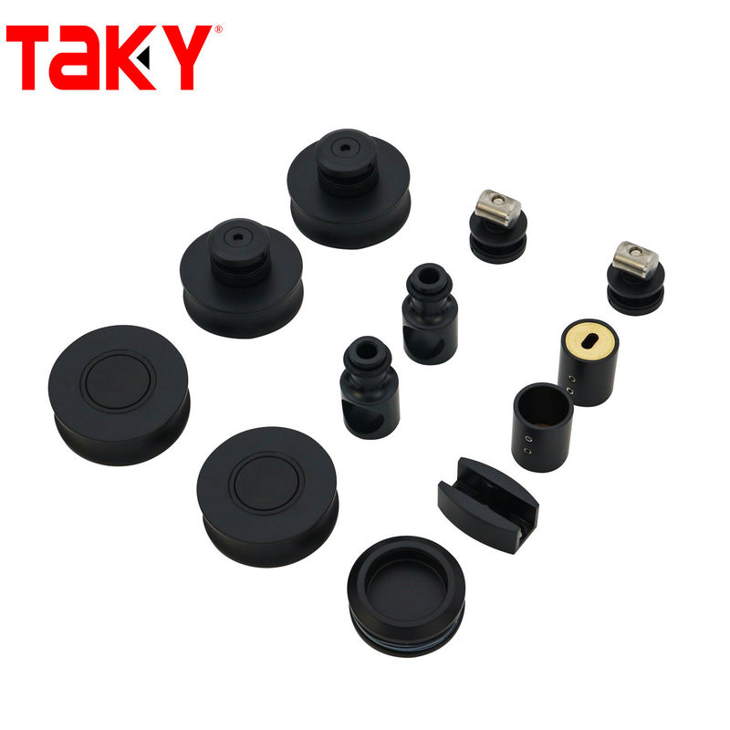Sistema scorrevole a porta in vetro singola da 60 kg con vetro sicuro di 10-12 mm di spessore