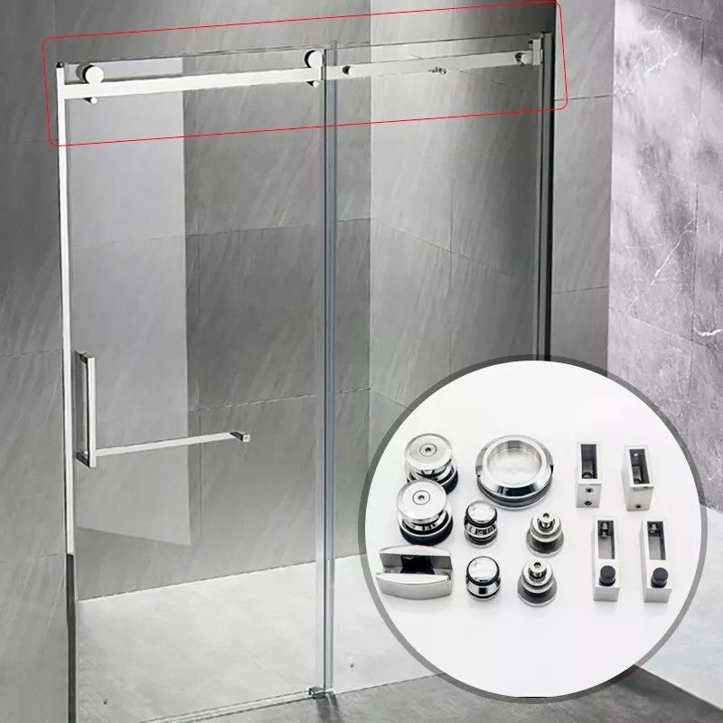 SS304 Quadratura 30*10mm Bar Doccia Porta Scorrevole Tubo Infisso con Stil di Aspetto Argento