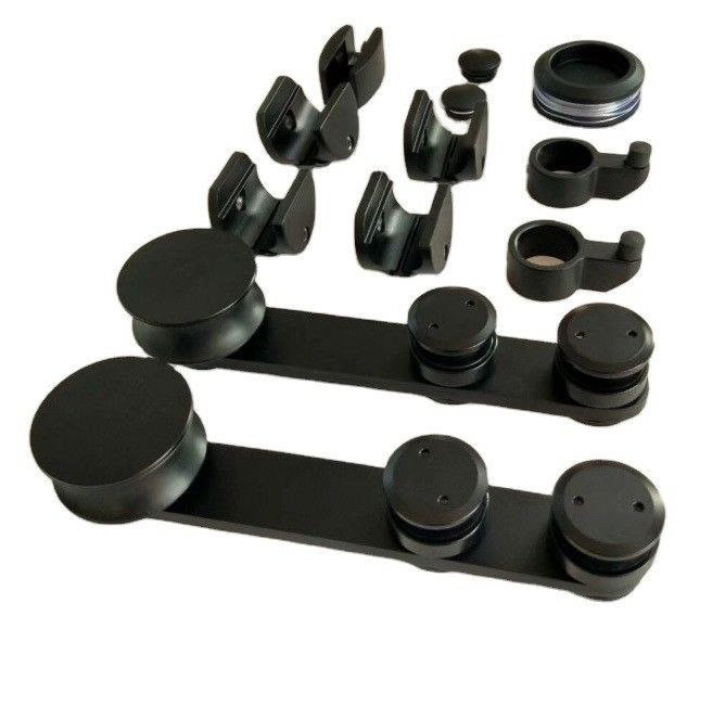 Moderno Design Round Tray Sliding Barn Door Hardware Kit per il sistema ferroviario a doppia sospensione