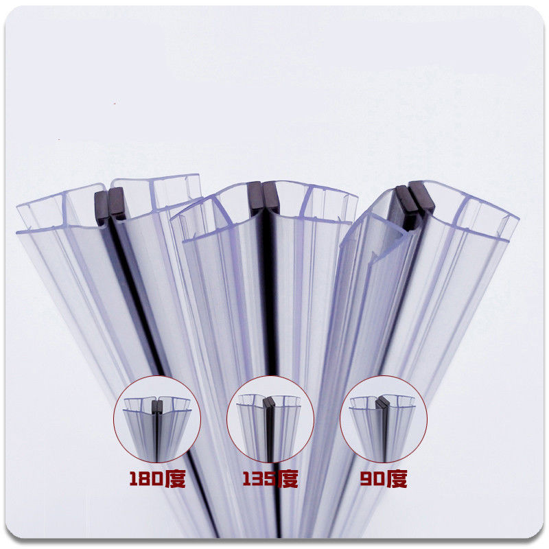Porte in vetro trasparente design impermeabile vetro doccia porta di sigillo striscia per 6-12MM