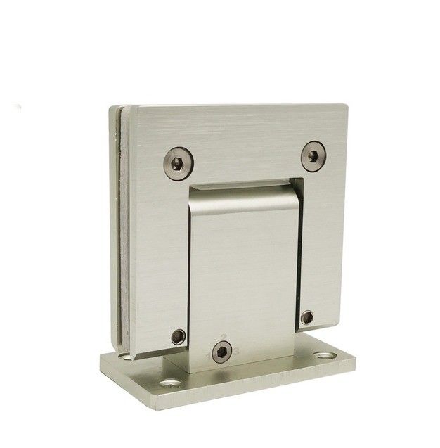 90 gradi Hydraulic Shower Cerniera per normale bagno porta di vetro in sliver alluminio