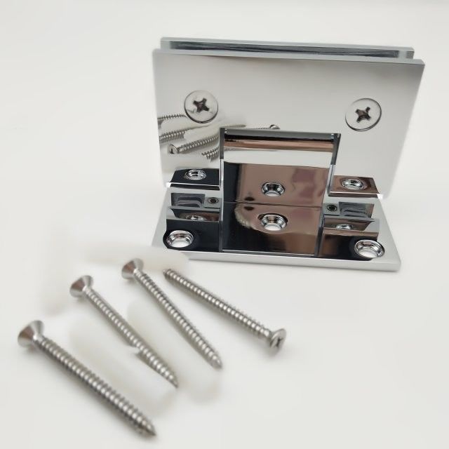 Porta doccia in vetro in ottone con cerniera per 800-1000 mm