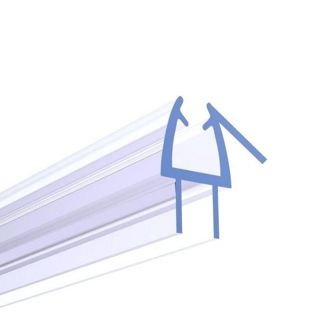 Moderno design 8-12mm trasparente PVC sigilli idrici Strip per lo schermo doccia funzione di sollevamento lungo