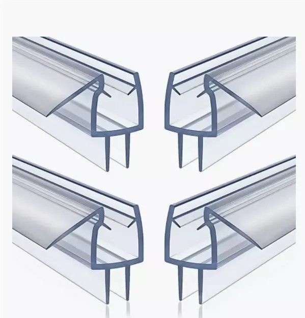 Funzione di sollevamento lungo PVC Plastico Porta doccia Fonte di sigillo Strip per bagni moderni