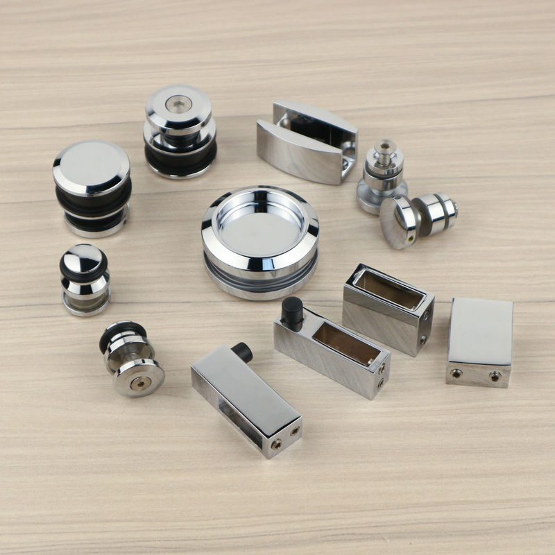 Hardware di porte scorrevoli in vetro per doccia Design in acciaio inossidabile resistente
