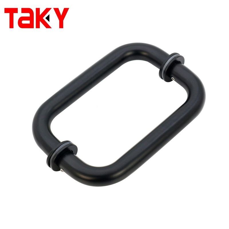 1.0mm Spessore 6 pollici Maniglia per porta della doccia e porta di vetro bagno lungo hotel
