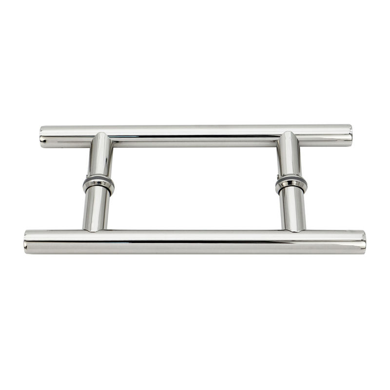 16" Portello scorrevole a forma di H per porte a doppio lato a spinta a cromo