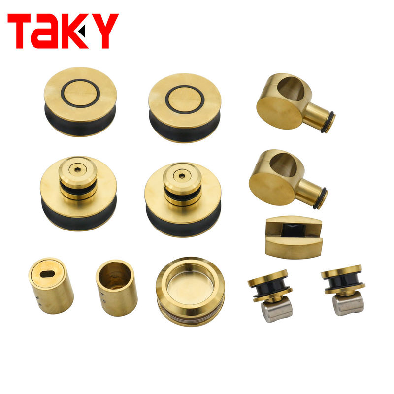 Sliding Golden Bathroom Fittings Accessori Kit per porta Satin/Polish/Matt Finish nero