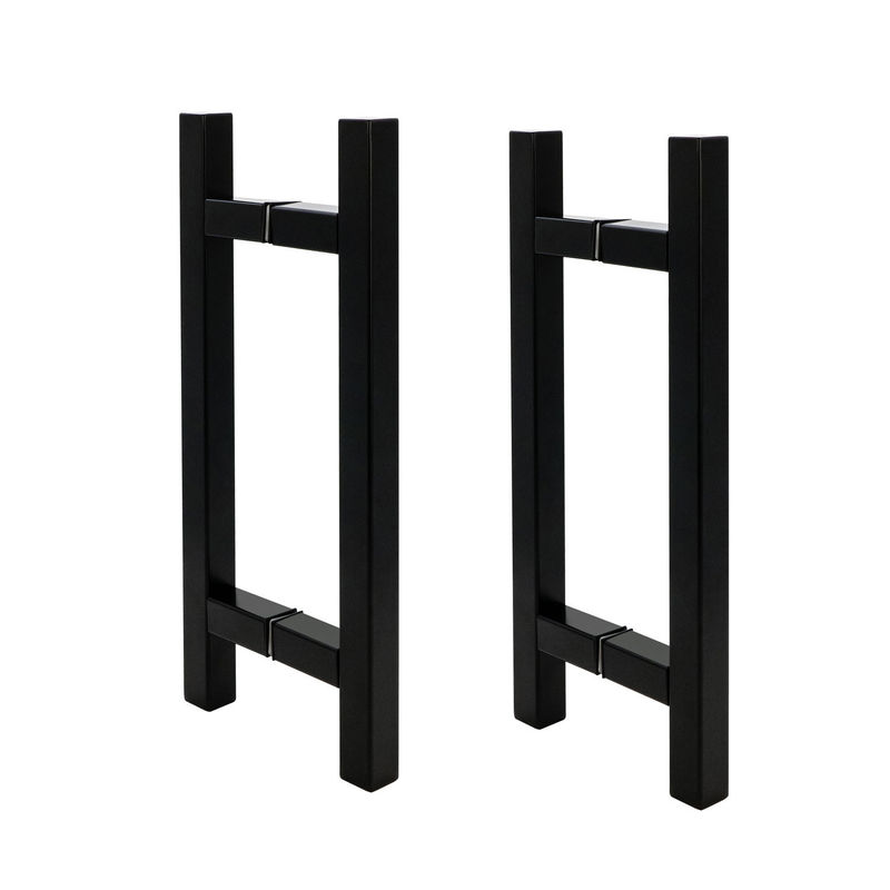 Custom 15x 25 tubo rettangolare doccia elegante e moderno Matt manicotti di finestra porta nera