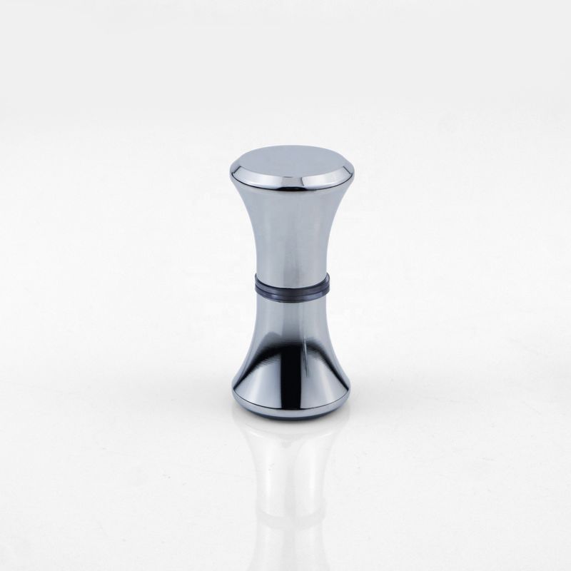 Bagno doccia porta scorrevole manica porta in vetro argento doppio foro manopole in design