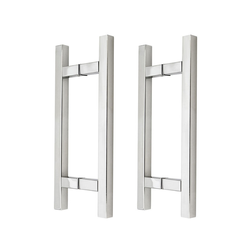 Stile di design cinese CP Finish Commerciale H Maniglia per doccia scorrevole senza telaio Maniglie di porta in vetro