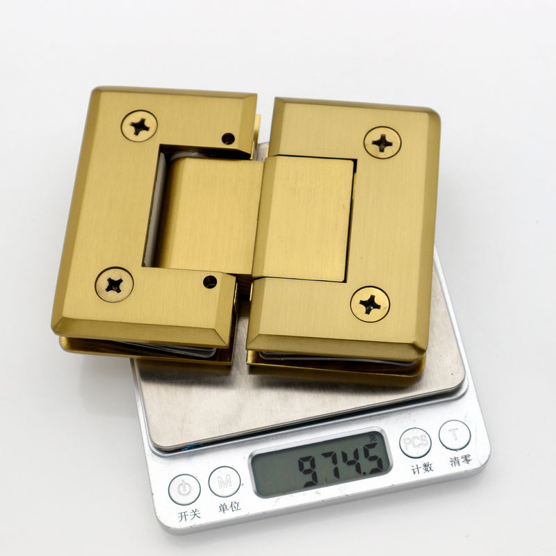 Moderno Disegno 180 gradi di ottone o in acciaio inossidabile vetro Hardware Bagno Porta doccia Ingranaggio di sollevamento