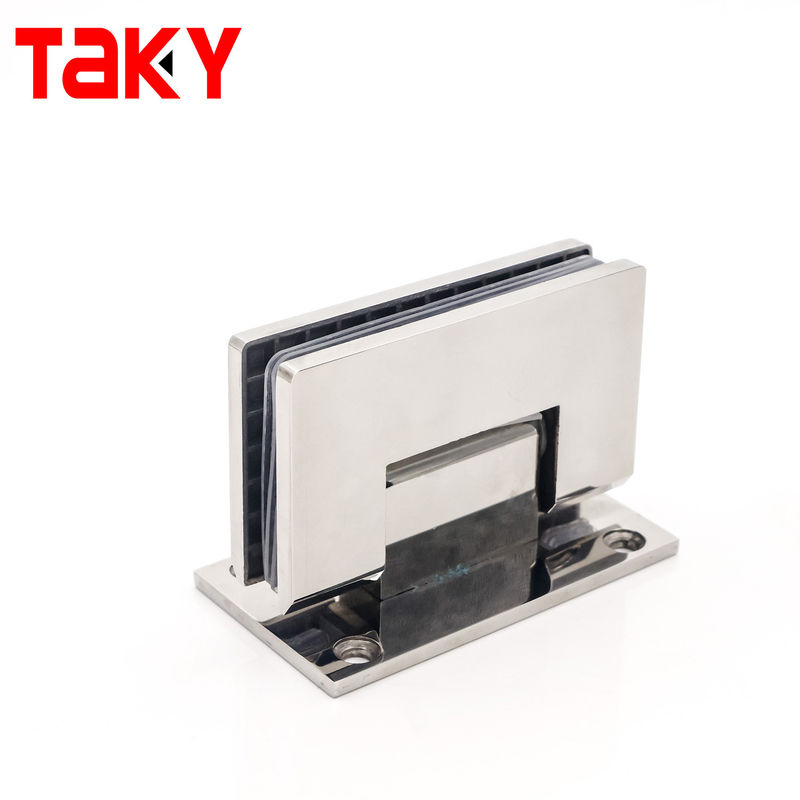 Bagno 90 gradi Heavy Duty in acciaio inossidabile vetro porta doccia Pivot Mural Cerniera