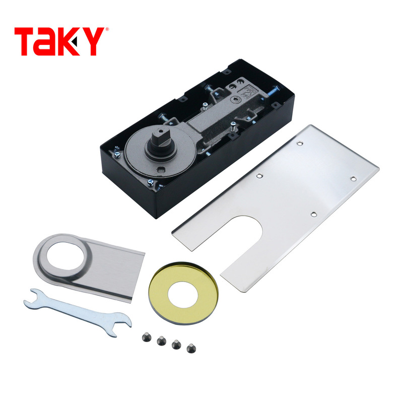 Macchina per chiudiporta a molla per pavimenti in vetro per porte commerciali dell'hotel