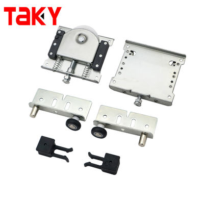 Prezzo buono Fittings a rulli di plastica morbida per armadio di design moderno porta scorrevole in albergo in linea