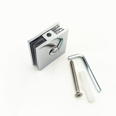 Prezzo buono Clampo per doccia da muro a vetro in ottone canadese da cromo per larghezza di porta 600-800 mm in linea