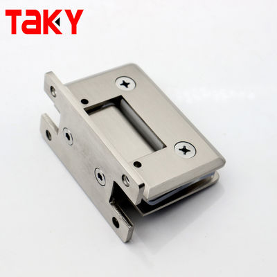 Prezzo buono Acciaio inossidabile ottone 90 gradi montaggio di parete Offset doccia cerniera di vetro per aspetto quadrato in linea