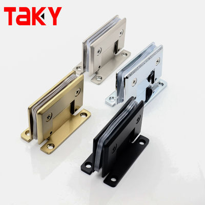 Cerniere di vetro regolabile in ottone per porte di vetro per cerniere di vetro in 90 * 55mm