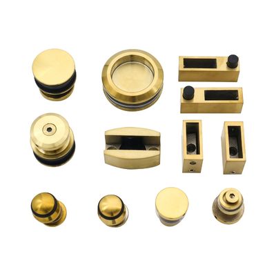 Prezzo buono Apparecchiature per porte scorrevoli senza telaio in acciaio inossidabile 304 per porte di vetro temperato quadrato in linea