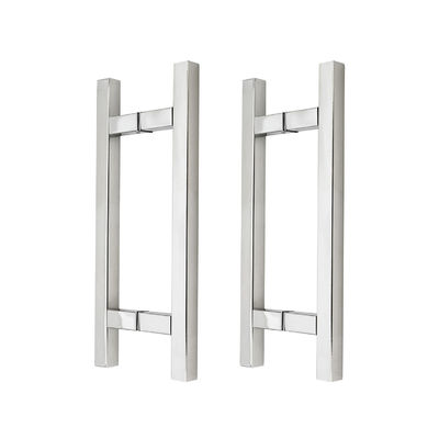 Prezzo buono Stile di design cinese CP Finish Commerciale H Maniglia per doccia scorrevole senza telaio Maniglie di porta in vetro in linea