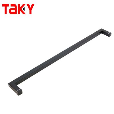 Prezzo buono Spessore della porta 8-12 mm Acciaio inossidabile Quadrato Porta doccia Manico con manico in linea