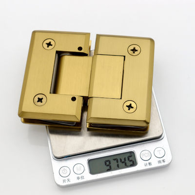 Prezzo buono Moderno Disegno 180 gradi di ottone o in acciaio inossidabile vetro Hardware Bagno Porta doccia Ingranaggio di sollevamento in linea