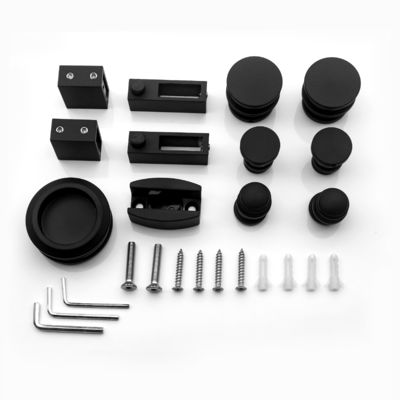 Prezzo buono Kit per la doccia senza cornice in vetro con ss304 materiale da vassoio in linea