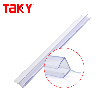 Striscia di tenuta per porta doccia in PVC 6-12mm Trasparente Impermeabile