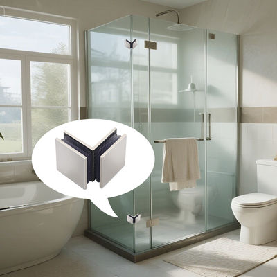 Prezzo buono 304 acciaio inossidabile 90 gradi senza cornice di vetro in linea