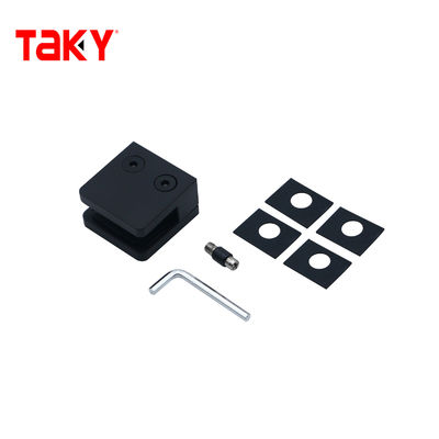 Prezzo buono Morsetto in acciaio inox quadrato per vetro, prodotto dal fabbricante, 0 gradi in linea