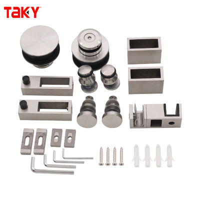 Accessori per camere doccia senza cornice di vendita calda Kit di sistema a porte scorrevoli in vetro scorrevole