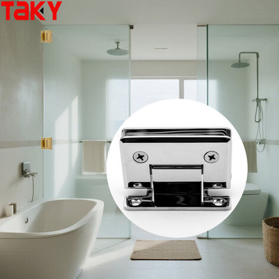 Prezzo buono Europe and America Design H Shape Bathroom Glass Clamp Frameless Tempered Shower Glass Door Hinges in linea