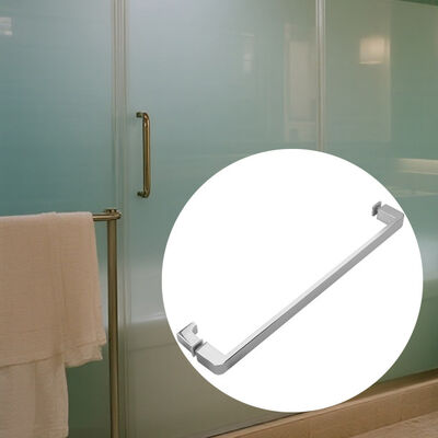 Maniglie polacche dal design moderno in acciaio inossidabile Maniglia per porta in vetro dell'hotel per ufficio da bagno