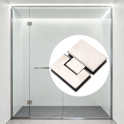 Cerniera per doccia senza telaio in acciaio inossidabile 304 con apertura a 180 gradi per spessore vetro 8-12 mm