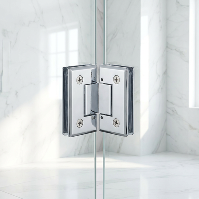 Produttore Cerniera per porta in vetro moderna per doccia da bagno in acciaio inossidabile da 180 gradi